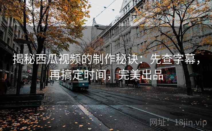 揭秘西瓜视频的制作秘诀：先查字幕，再搞定时间，完美出品