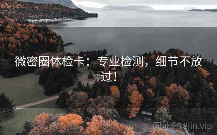微密圈体检卡：专业检测，细节不放过！