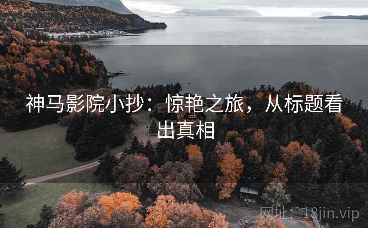 神马影院小抄:惊艳之旅,从标题看出真相 神马影院小抄:惊艳之旅,从标题看出真相